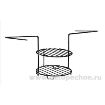 Этажерка трехярусная с бортиками (280 мм) ( Гектор,Казачий,Степной )